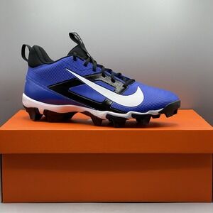 Nike Football Cleats Men's 12 Blue Alpha Menace 4 Shark FN0028 Molded